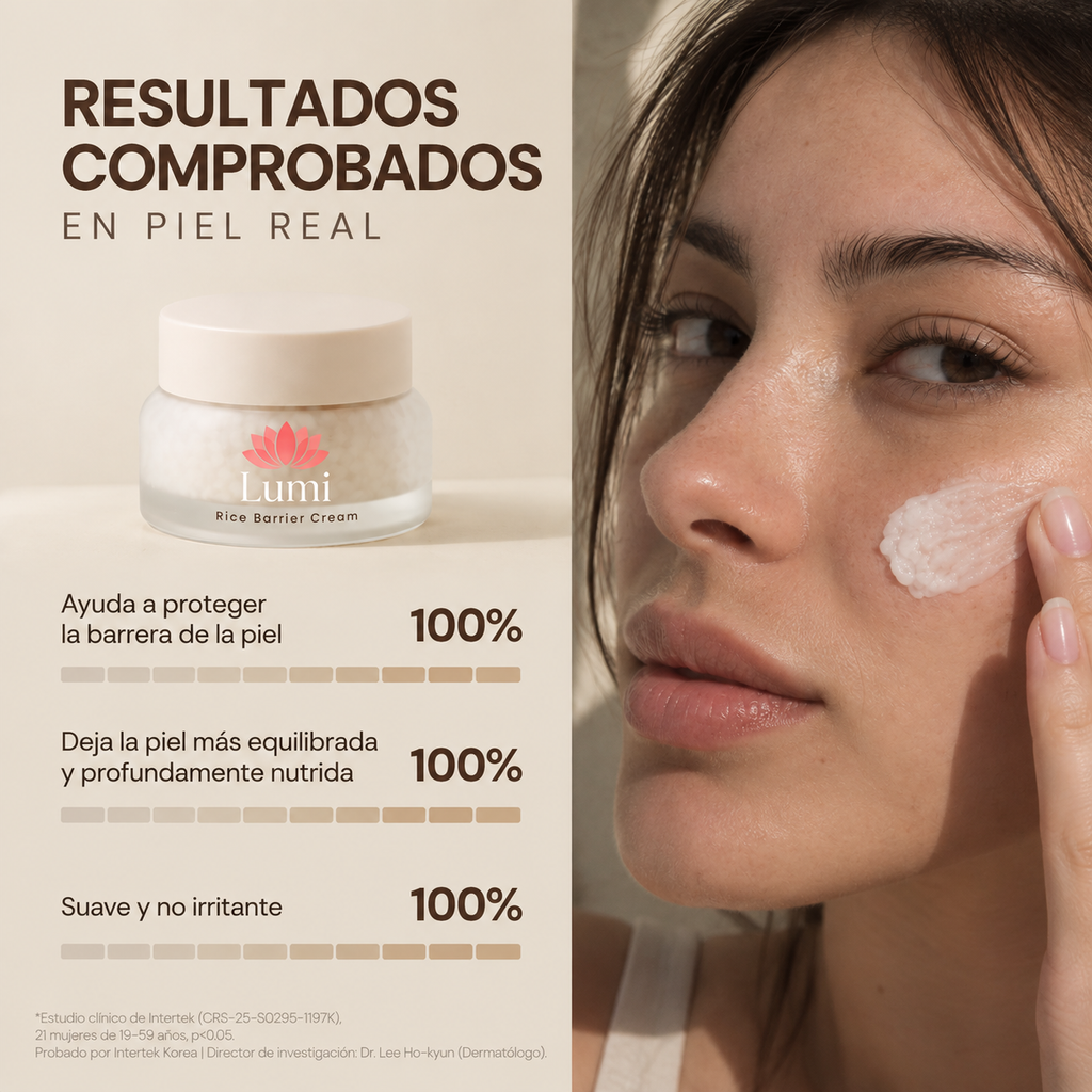 RiceGlow™ – Crema Facial de Cápsulas de Arroz