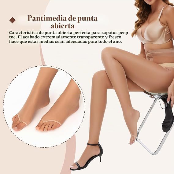 LumiSkin™ – Medias Efecto Piel Perfecta 3 piezas
