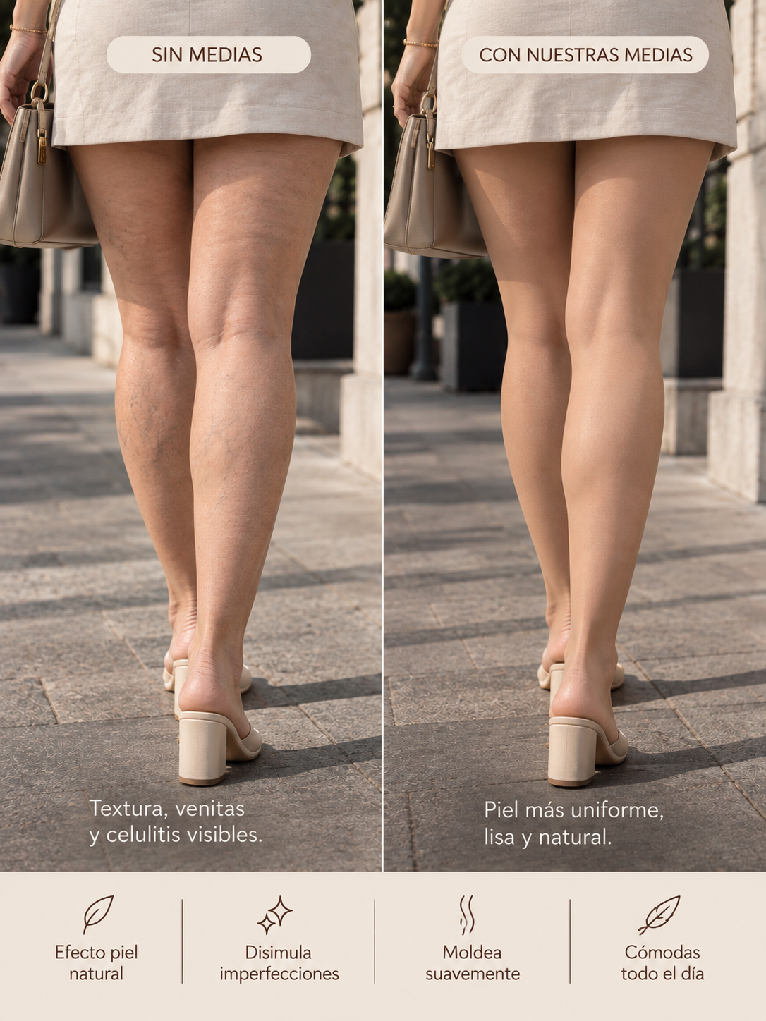 LumiSkin™ – Medias Efecto Piel Perfecta 3 piezas