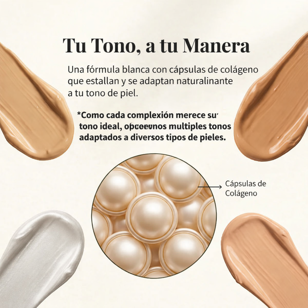 LumiTone™ — Base que se Adapta a tu Piel