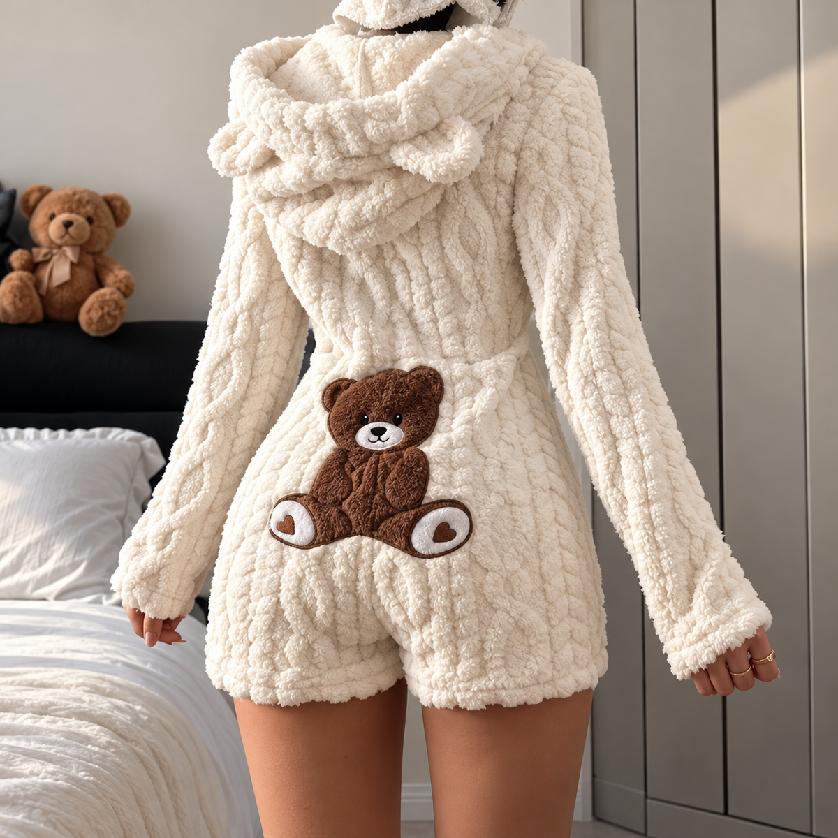 LumiTeddy™ – Pijama Afelpada con Osito