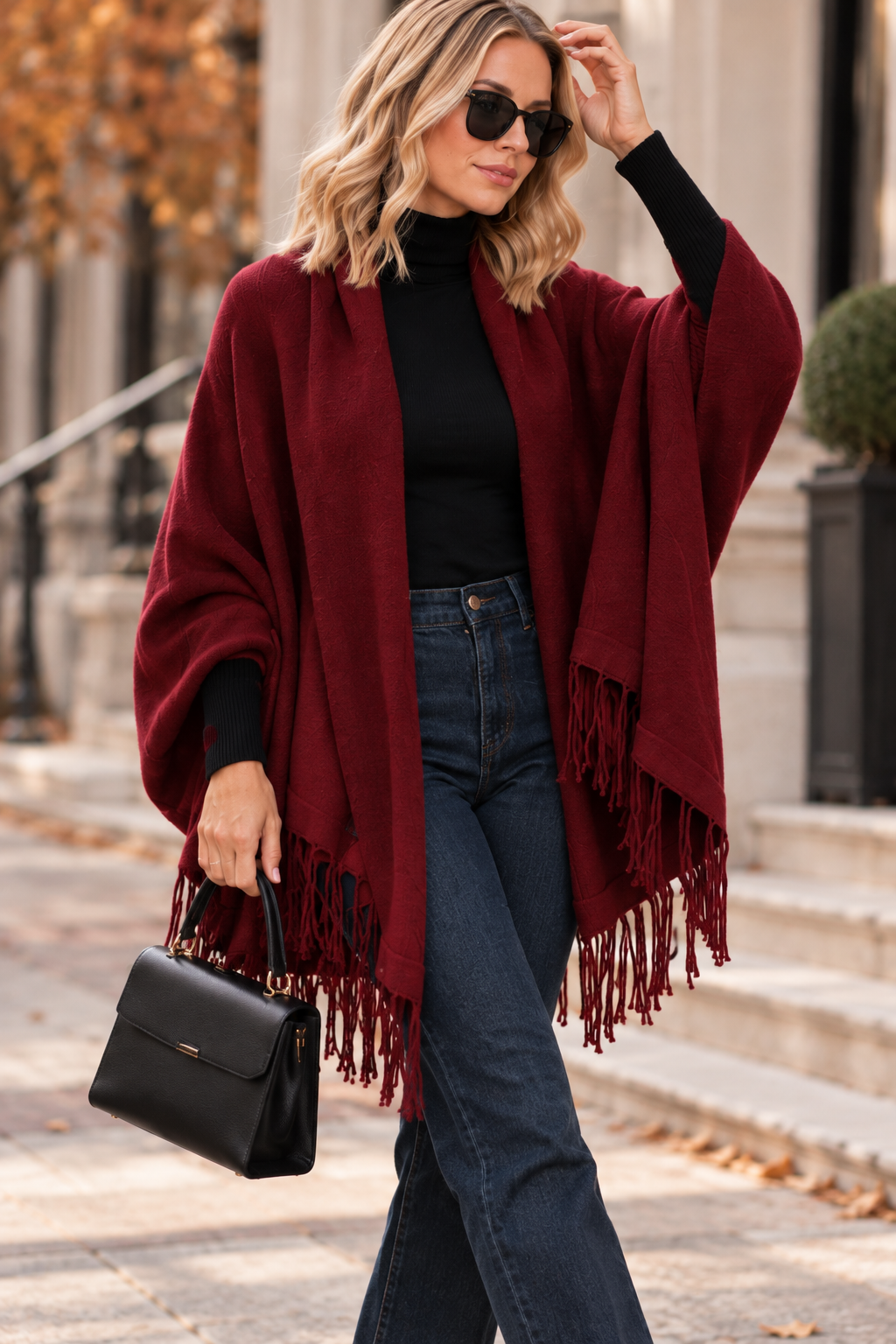 Sienna™ – Chal Elegante con Mangas
