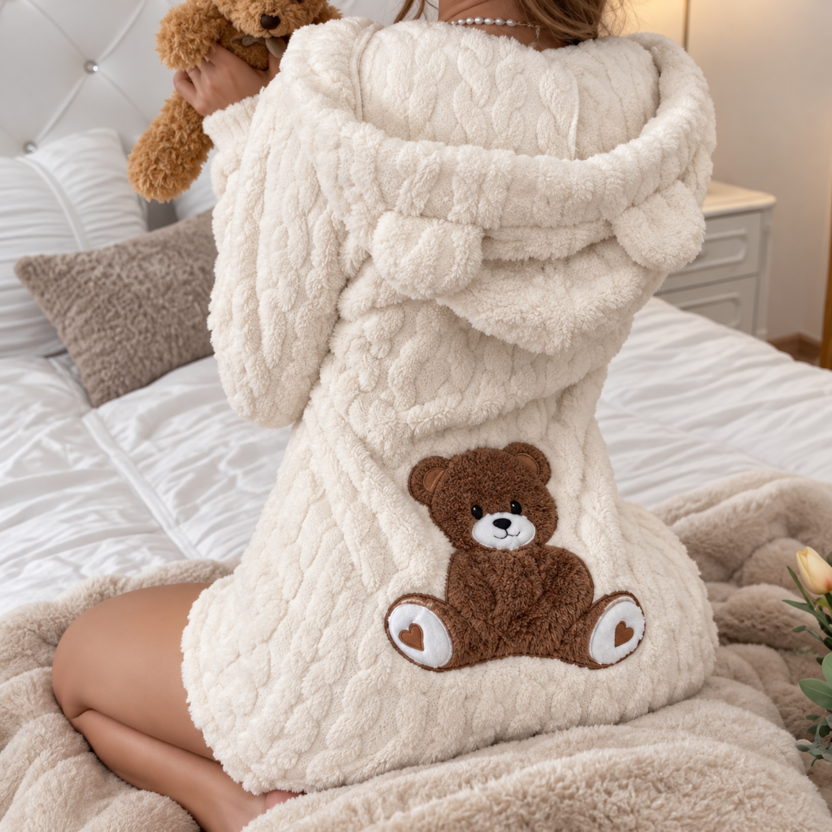 LumiTeddy™ – Pijama Afelpada con Osito