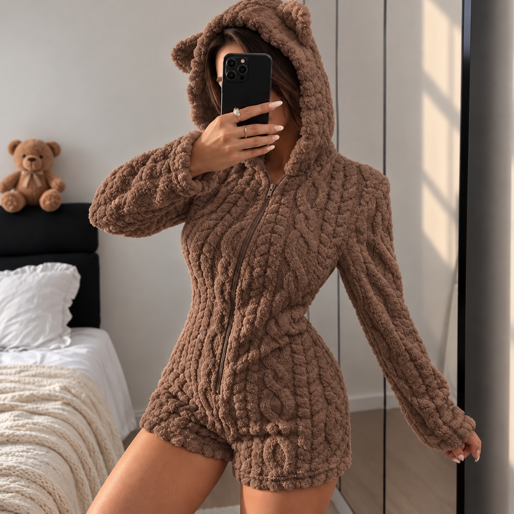 LumiTeddy™ – Pijama Afelpada con Osito