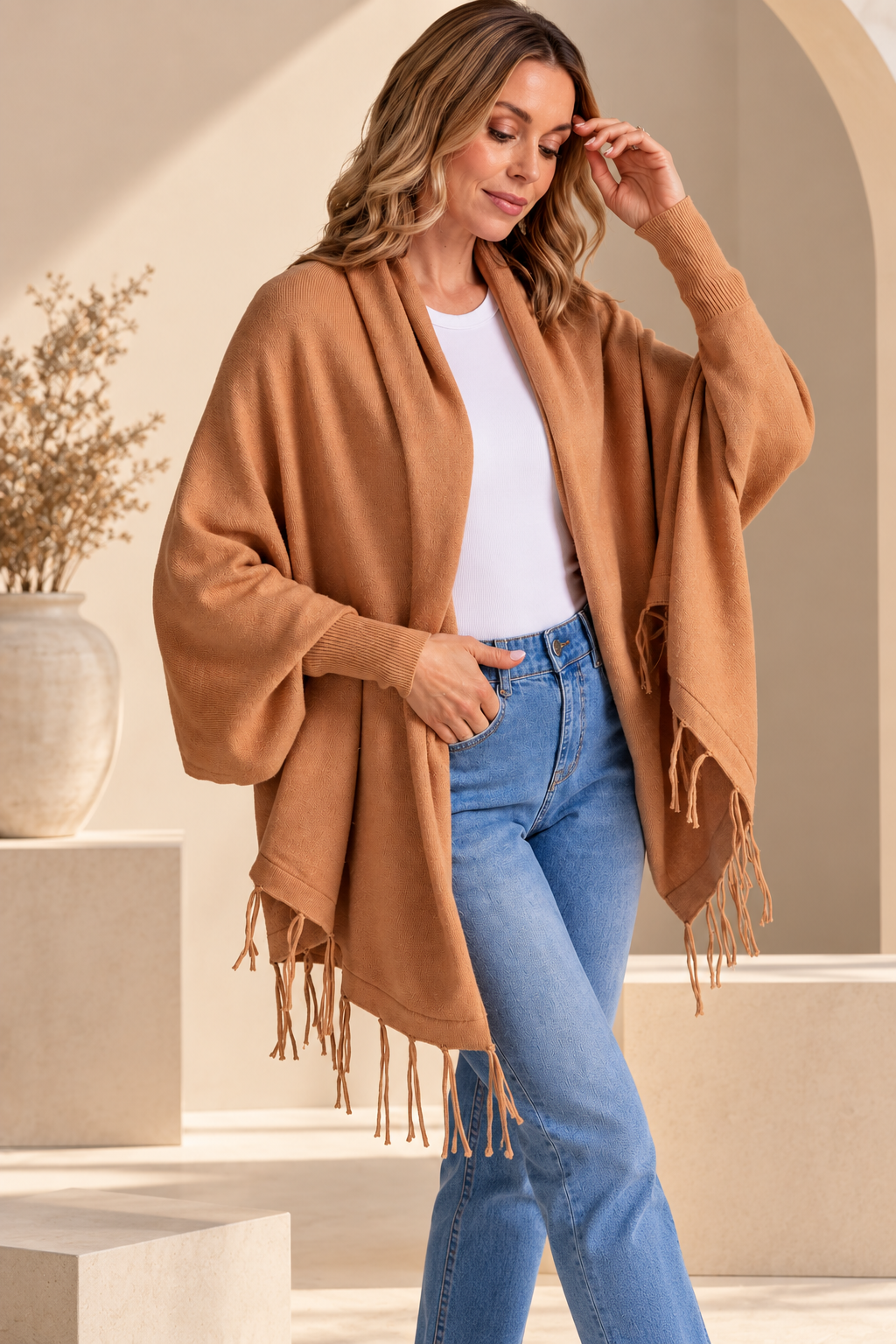 Sienna™ – Chal Elegante con Mangas
