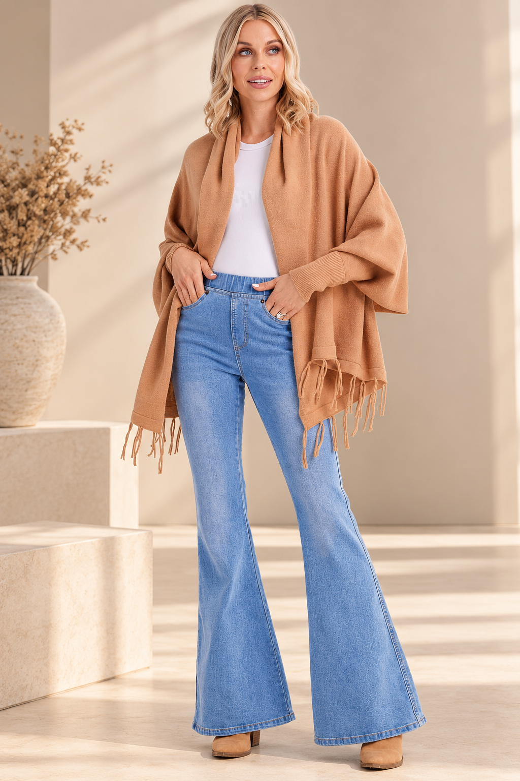 Sienna™ – Chal Elegante con Mangas
