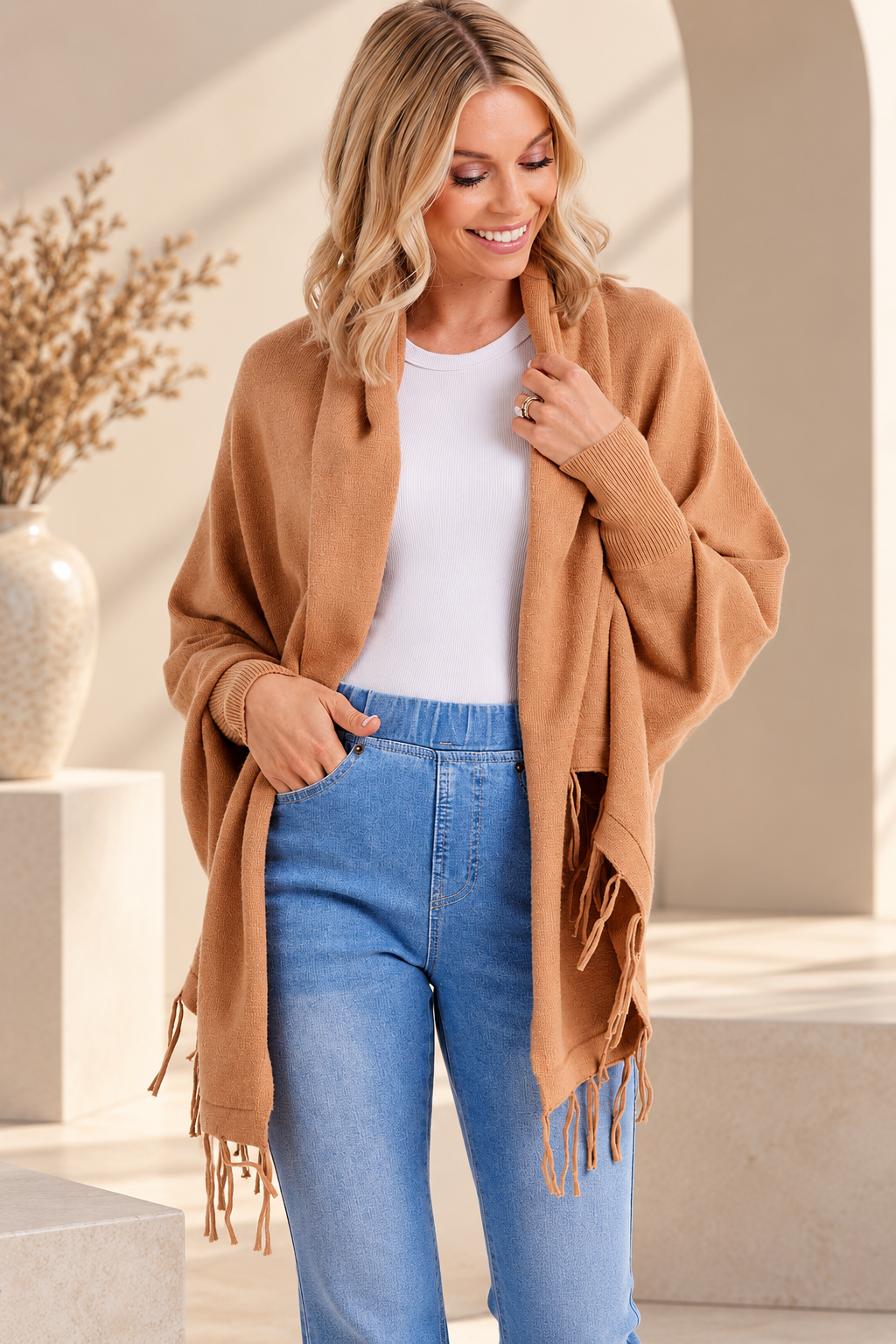 Sienna™ – Chal Elegante con Mangas