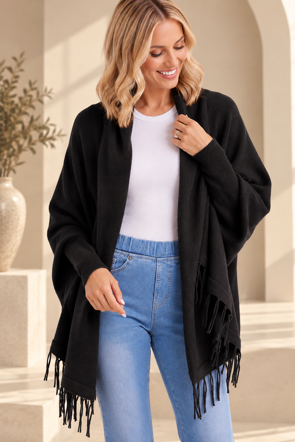 Sienna™ – Chal Elegante con Mangas