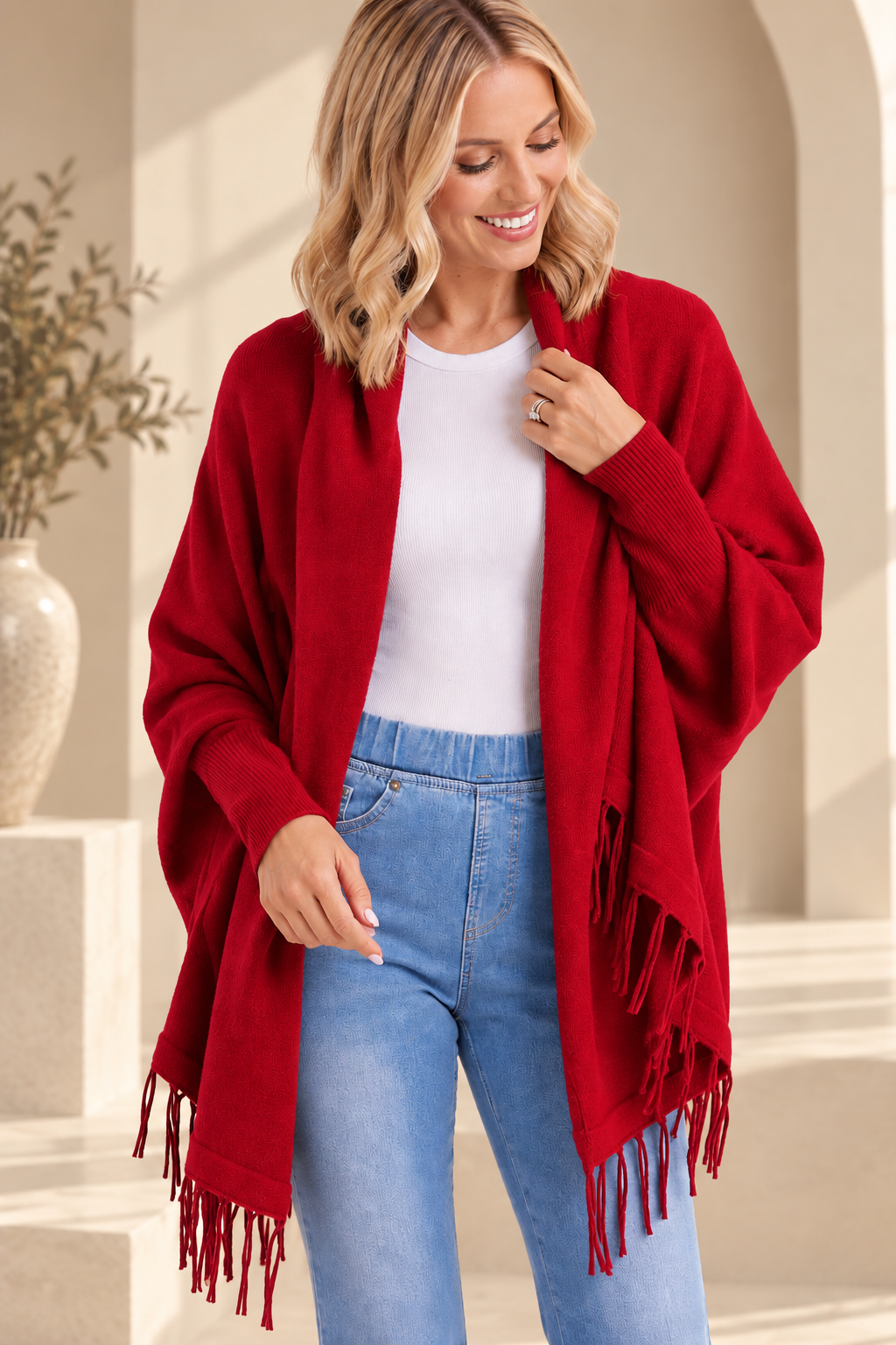 Sienna™ – Chal Elegante con Mangas